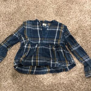 Crop flannel